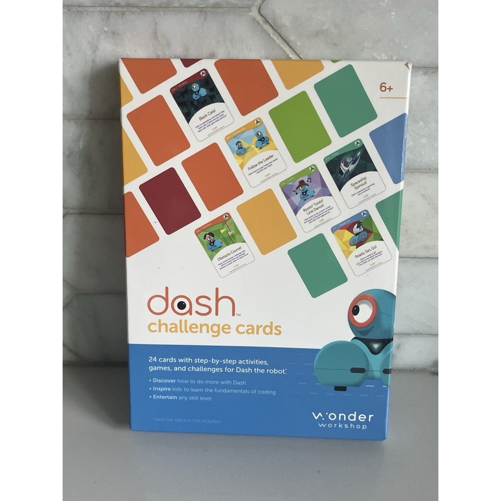 Wonder Workshop Dash Challenge Cards Set Robot Accessory